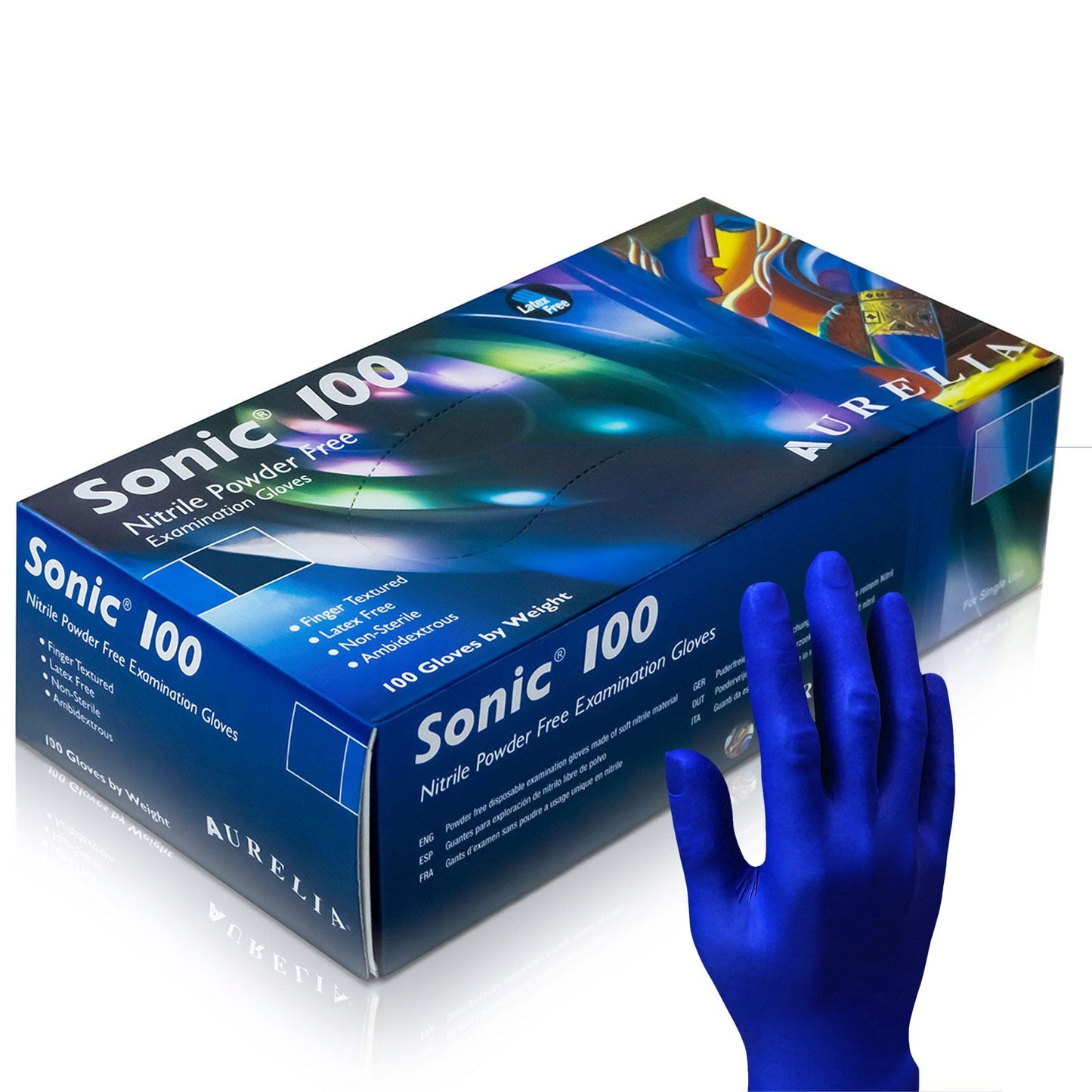 Box of 100 Nitrile Gloves
